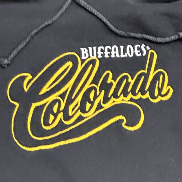 Vtg Colorado Buffaloes Sweatshirt Hoodie Home Team L Collegiate Streetwear USA - Picture 2 of 10